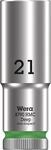 Wera 05004561001 8790 HMC Deep Steckschl&uuml;sseleinsatz 1/2", Gr&uuml;n, 21.0 mm