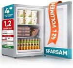 Stillstern Mini Gefrierschrank (42L) -18&deg;C, Eisw&uuml;rfelschale, Schloss,...