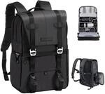 K&F CONCEPT Kamerarucksack 20L, Gro&szlig;e Camera Backpack 15,6 Zoll Laptopfach,