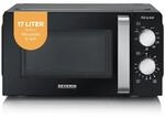 SEVERIN 2-in-1 Mikrowelle mit Grill 700 W, 900 W Grill, Grillofen mit 9