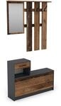 byLIVING Garderoben-Set Tamina/Kommode mit Schuhschrank + h&auml;ngende Garderobe mit