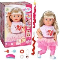 BABY born Sister Play & Style, Puppe mit Haaren und 6 Funktionen f&uuml;r Kinder ab 4