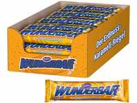 WUNDERBAR Peanut 24 x 49g, Einzeln verpackte Erdnuss-Karamell-Riegel mit knackigen
