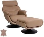 Mendler Relaxsessel mit Hocker HWC-K99, Fernsehsessel Sessel, Wippfunktion...