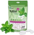 miradent Xylitol Zahnpflegekaugummi Vorteilspackung 200 St&uuml;ck | Spearmint 