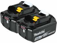 Makita BL1850B 18V LXT Lithium-Ion 5.0Ah Battery Twin Pack, Black