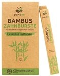 pandoo 4er-Sparset umweltfreundliche Hand-Zahnb&uuml;rste | F&uuml;r Erwachsene und Kinder