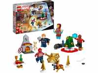LEGO 76267 Marvel Avengers Adventskalender 2023, Weihnachtskalender mit 24 Geschenken