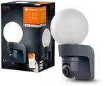 LEDVANCE Outdoor Smart Camera Globe Track & Trace mit E27 sockel, Steuerbar SMART+