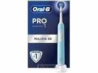 Oral-B Wiederaufladbare elektrische Zahnbürste Series 1 Blau mit 1 Ersatzbürste. 1