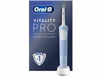 Oral-B Vitality Pro Elektrische Zahnbürste, Blau, 1 Bürste, entworfen von Braun