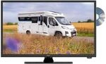 Gelhard GTV2456 LED Smart TV 24 Zoll mit DVD und Bluetooth DVB-S2/C/T2 f&uuml;r 12V u.