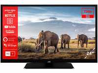 JVC LT-24VH5156 24 Zoll Fernseher/Smart TV (HD-Ready, HDR, Triple-Tuner, Works with