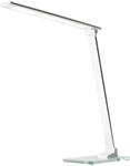 Unilux LED Schreibtischlampe Popy 6W Tischlampe mit Glassockel, dimmbar,