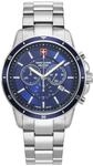 Swiss Alpine Military Herren-Armbanduhr Chronograph Analog Quarz Edelstahl 7089.9