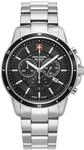 Swiss Alpine Military Herren-Armbanduhr Chronograph Analog Quarz Edelstahl 7089.9