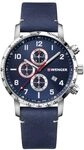 WENGER Herren Armbanduhr Attitude Chronograph &Oslash; 44mm, Swiss Made, Analog Quarz,