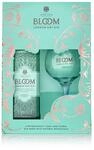 Bloom I London Dry Gin in edler Geschenkpackung I mit Gratis Ballon-Glas I Premium