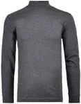 RAGMAN Herren RAGMAN Stehkragenshirt langarm Gr. XXL, Anthrazit-019