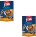 Rinti Chicko Maxi Kauringe | Doppelpack | 2 x 150 g | Aus bissfester Rinderhaut...