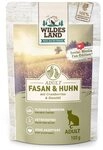 Wildes Land Nassfutter f&uuml;r Katzen, Huhn und Fasan, 12 x 100 g