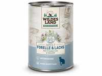 Wildes Land - Adult Forelle & Lachs - 6 x 375 g - Nassfutter - Katzenfutter