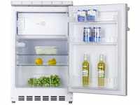 PKM Unterbau-Kühlschrank mit Gefrierfach unterbaufähig 83 L Dekorrahmen...