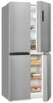 Exquisit Multidoor MD365-125-040D inoxlook | 362 l Volumen | Multi Door K&uuml;hlschrank
