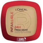 L'Or&eacute;al Paris Wasserfestes Puder Make-up mit hoher Deckkraft, Deckendes Kompaktpuder
