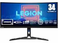 Lenovo Legion Y34wz-30 | 34" WQHD Gaming Monitor | 3440x1440 | 180Hz | 720 nits | 1ms