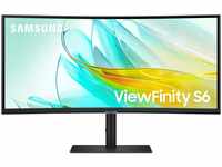 Samsung ViewFinity S65UC Curved Monitor 34 Zoll, Mit Lautsprechern, Bildschirm mit