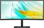 Samsung ViewFinity S65UC Curved Monitor 34 Zoll, Mit Lautsprechern, Bildschirm mit Samsung ViewFinity S65UC Curved Monitor 34 Zoll, Mit Lautsprechern, Bildschirm mit