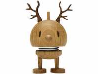 Hoptimist - Reindeer, Rentier - Small Bumble - Oak - Handmade - Höhe 9,5 cm,...