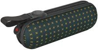 Knirps X1 Super Mini Taschenschirm 2Cross mit ecorepel-Technologie - Green