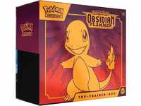 Pokémon-Sammelkartenspiel: Top-Trainer-Box Karmesin & Purpur – Obsidianflammen (9