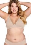 Naturana BH Damen ohne B&uuml;gel Cup A-D 100% Angenehm Dank extra Softer Schalen I BH