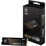 MSI SPATIUM M480 PRO SSD 2 TB &ndash; PCIe 4.0 NVMe M.2 interne SSD, 7400 MB/s...