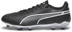 Puma Unisex Adults King Pro Fg/Ag Soccer Shoes, Puma Black-Puma White, 45 EU