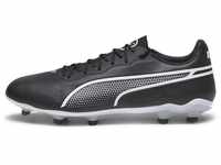 Puma Unisex Adults King Pro Fg/Ag Soccer Shoes, Puma Black-Puma White, 45 EU