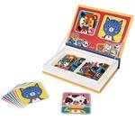 Janod - Magn&eacute;ti'Book Mix & Match Tiere - Magnetisches Lernspiel - 8 Tiermotive zum
