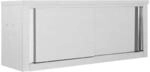 vidaXL Wandh&auml;ngeschrank mit Schiebet&uuml;ren Gastro H&auml;ngeschrank Wandschrank...