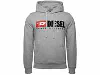 Diesel Unisex S-Ginn-Hood-div Sweat-Shirt Sweatshirt, Grey Melange (kein Bros),...