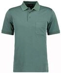 RAGMAN Herren RAGMAN Kurzarm Softknit Poloshirt 46, Tuerkis/gruen-341
