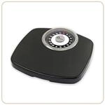 LITTLE BALANCE 8400 Comfort 180 Mechanische Personenwaage 180kg/1kg Waage mit gro&szlig;em