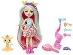 Enchantimals Deluxe Hair - Puppen Set mit Zemirah Zebra, Gillian Giraffe und Charisse