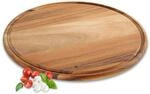 Zassenhaus Pizzateller Akazienholz, runder Holzteller &Oslash; 33 cm, nachhaltig