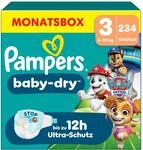 Pampers Baby-Dry Paw Patrol Edition Gr&ouml;&szlig;e 3, 234 Windeln, 6kg-10kg, Bis zu