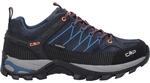 CMP Herren Trekking Schuhe Rigel Low 3Q13247 B.Blue-Flash Orange 39