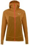 Salewa Damen Puez Hybrid Pl Jacket Hooded Sweatshirt, Golden Brown Melange,...