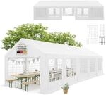Juskys Partyzelt Gala 5 x 10 m - UV-Schutz Plane, Flexible Seitenw&auml;nde - Pavillon